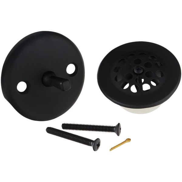 Do it Best Matte Black Trip Lever Bath Drain Trim Kit - Mc Mu