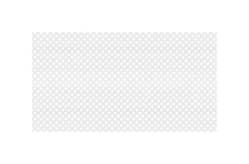 Deckorators 4 Ft. W x 8 Ft. L x 1/8 In. Thick White Vinyl Privacy Lattice Panel - Mc Mu