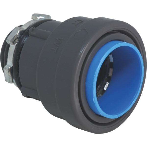 Southwire SimPush 1/2 In. Liquid Tight Type-B Push-To-Install Box Connector - Mc Mu