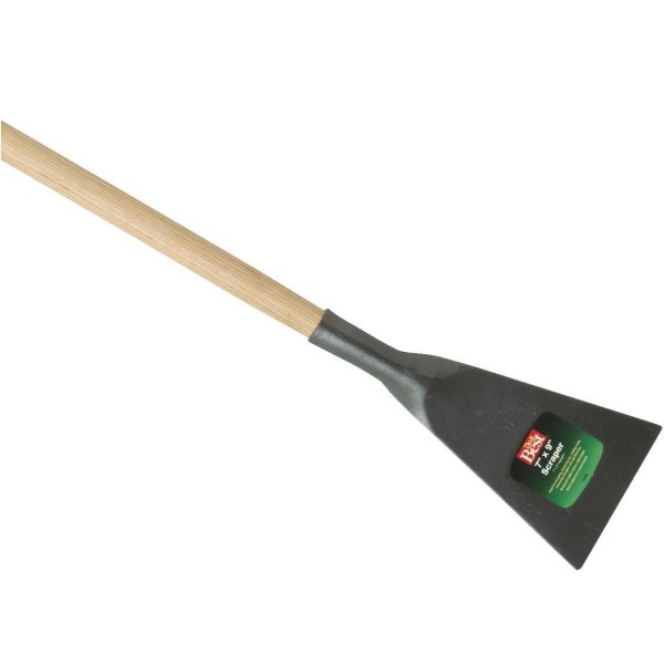 Do it Best SuperScraper 7 In. Steel Blade 54 In. Wood Handle Sidewalk Scraper - Mc Mu
