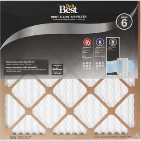 Do it Best 15 In. x 20 In. x 1 In. Dust & Lint MERV 6 Furnace Filter - Mc Mu