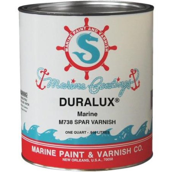 DURALUX Marine Spar Varnish, Clear, 1 Qt. - Mc Mu