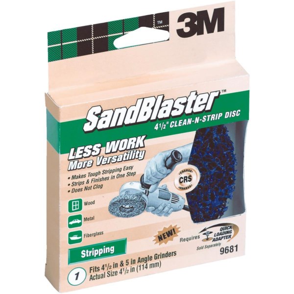 3M Sandblaster 4-1/2 In. Angle Grinder Stripping Disc - Mc Mu