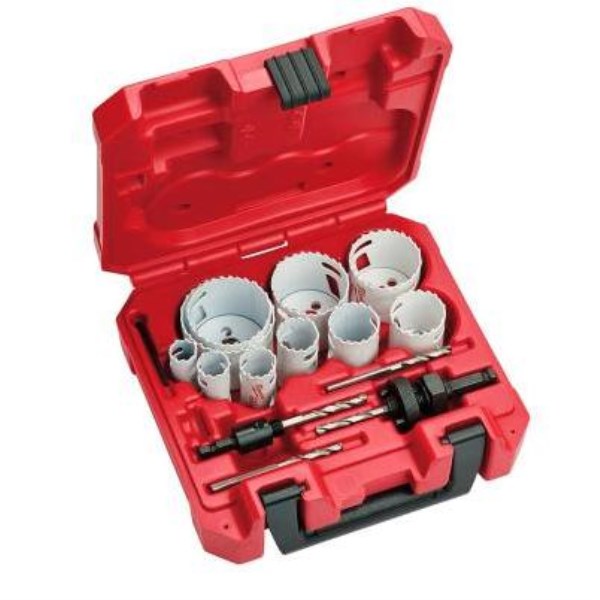 Milwaukee Ice Hardened Bi-Metal General Purpose Hole Saw Set (15-Piece) - Mc Mu