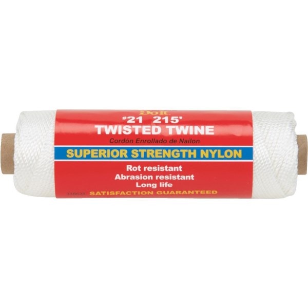 Do it Best #21 x 215 Ft. White Nylon Twisted Twine - Mc Mu
