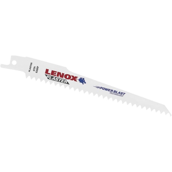 Lenox 6 In. 6 TPI Plaster Reciprocating Saw Blade (5-Pack) - Mc Mu