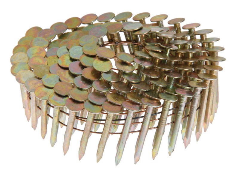 Grip-Rite 15 Degree Wire Weld Electrogalvanized Coil Roofing Nail, 1-1/2 In. (7200 Ct.) - Mc Mu