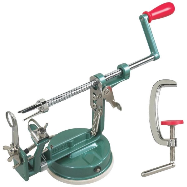 Norpro Apple-Master Apple Parer & Slicer & Corer with Vacuum Or Clamp Base - Mc Mu