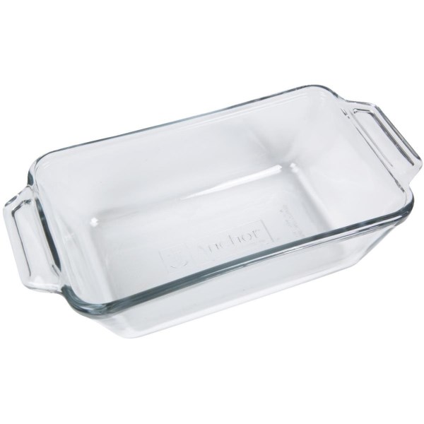 Anchor Hocking Oven Basics 1.5 Qt. 5 In. x 9 In. Glass Loaf Pan - Mc Mu