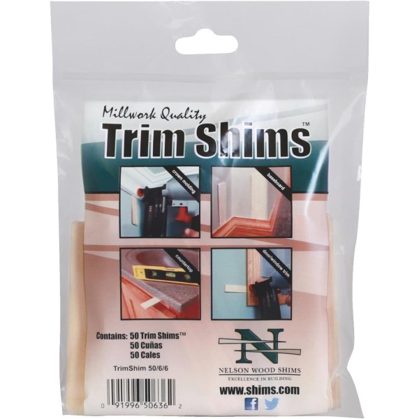 Nelson Wood Shims 3.5 In. L. Trim Shim (50-Count) - Mc Mu