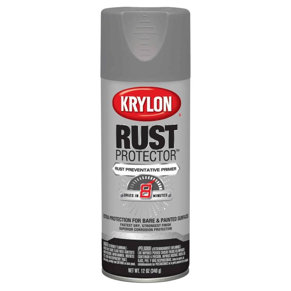 Krylon Rust Tough Gray 12 Oz. All-Purpose Spray Paint Primer - Mc Mu