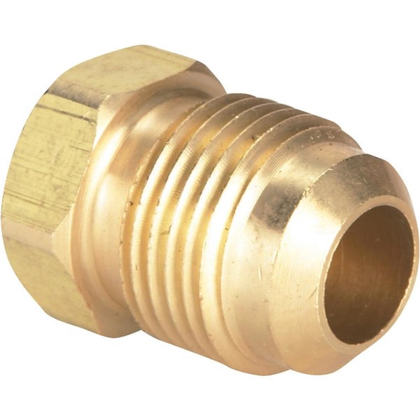 Do it 1/2 In. Brass Low Lead Flare Plug - Mc Mu