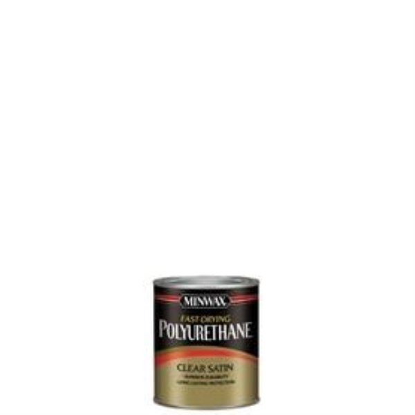 Minwax Satin Fast-Drying Interior Polyurethane, 1/2 Pt. - Mc Mu
