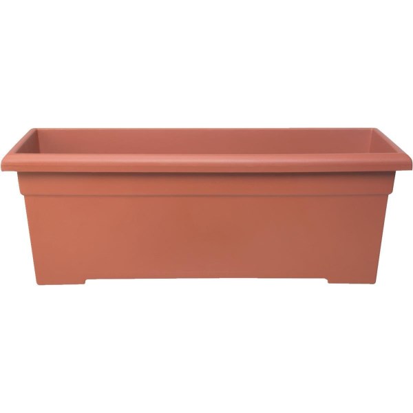 Myers 28 In. Poly Romana Clay Color Flower Box - Mc Mu