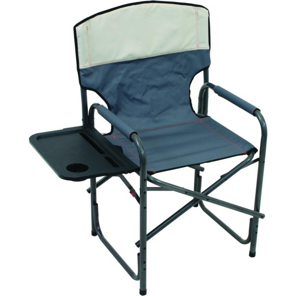Rio Brands Slate/Putty Polyester Wide Broadback Oversized Directors Chair - Mc Mu
