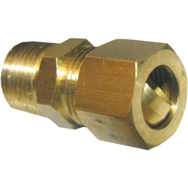 Lasco 1/2 In. C x 1/2 In. MPT Brass Compression Adapter - Mc Mu