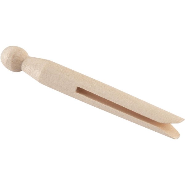 Honey Can Do Classic Round Clothespins (100-Count) - Mc Mu