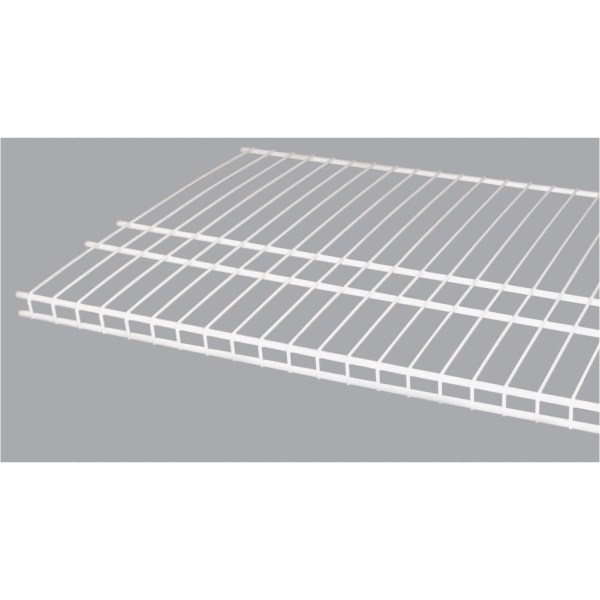 ClosetMaid SuperSlide 6 Ft. W. x 16 In. D. Ventilated Closet Shelf, White - Mc Mu