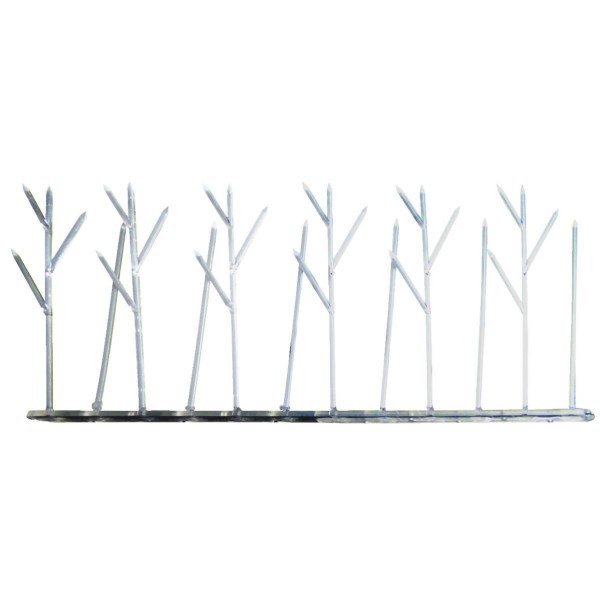 Bird X Polycarbonate Plastic 3 Ft. W. x 1 Ft. L. Bird Control Spikes - Mc Mu