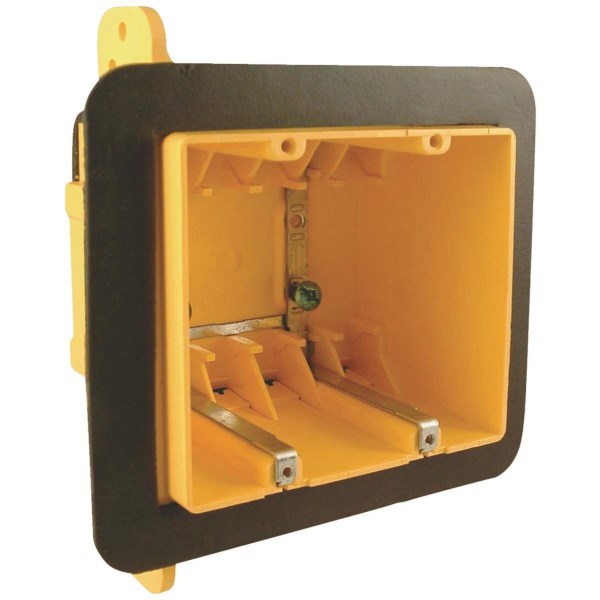 Raco 2-Gang PVC Molded Vapor Barrier Wall Box - Mc Mu