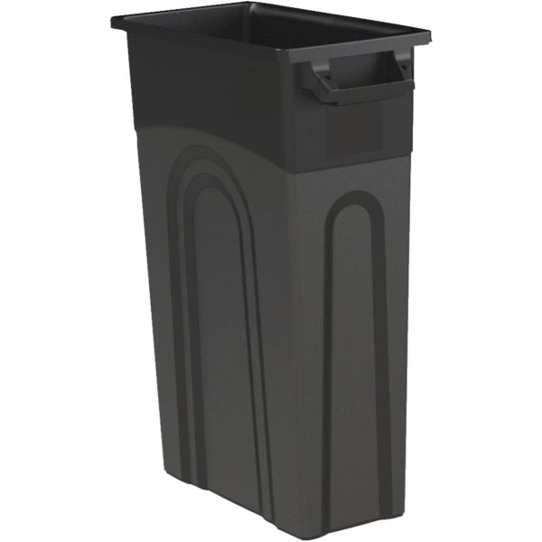 United Solutions 23 Gal. Black Trash Can - Mc Mu