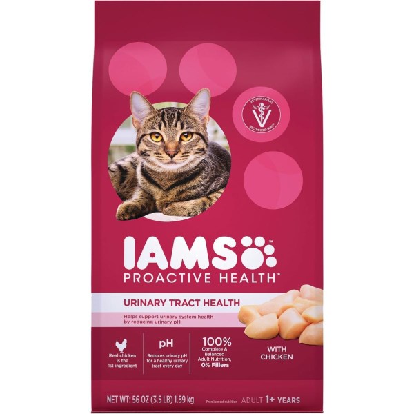 Iams Proactive Health Urinary Tract Formula 3.5 Lb. Chicken Flavor Adult Dry Cat Food - Mc Mu