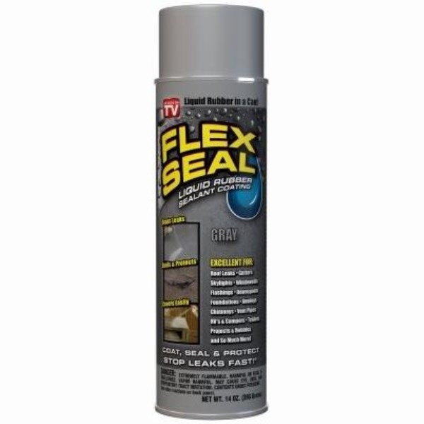 FLEX SEAL 14 Oz. Spray Rubber Sealant, Gray - Mc Mu