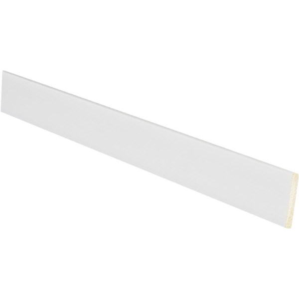 Inteplast Building Products 1/8 In. W. x 1-1/8 In. H. x 8 Ft. L. Crystal White Polystyrene Lattice Molding - Mc Mu