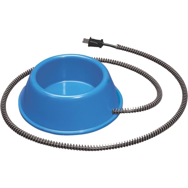 Farm Innovators 1 Qt. Plastic Heated Pet Bowl - Mc Mu