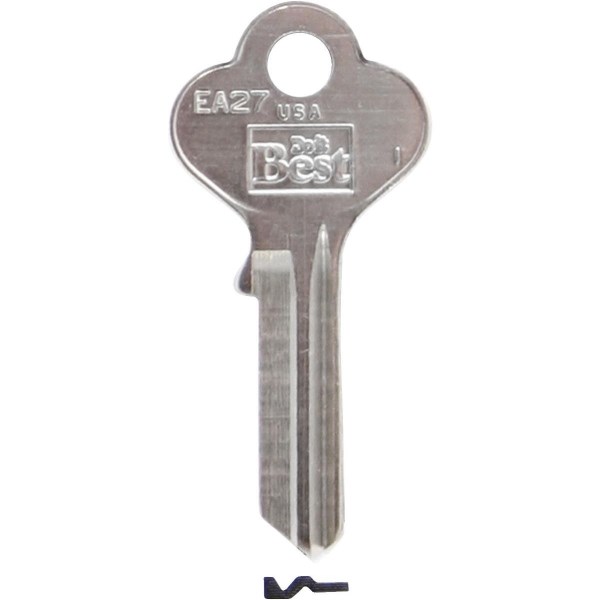 ILCO Eagle Lock Nickel Plated General Use Key, X1014F (10-Pack) - Mc Mu