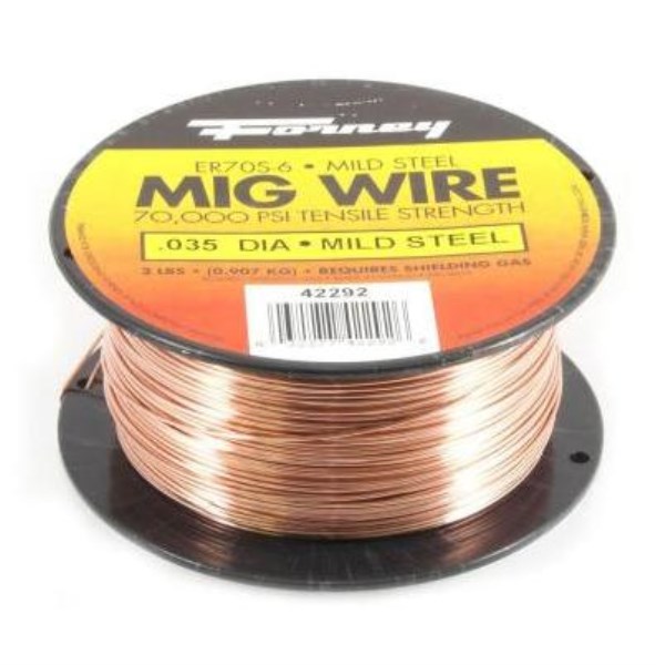 Forney ER70S-6 Mild Steel Mig Wire, 0.035 In., 2 Lb. - Mc Mu