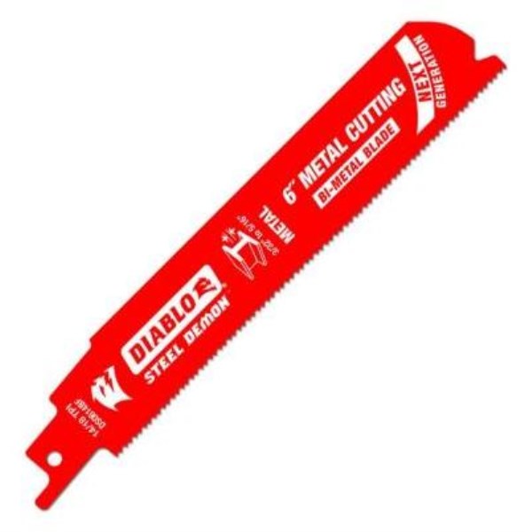 Diablo Steel Demon 6 In. 14/18 TPI Medium Metal Reciprocating Saw Blade (5-Pack) - Mc Mu