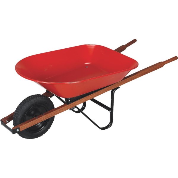 Truper 4 Cu. Ft. Steel Wheelbarrow - Mc Mu
