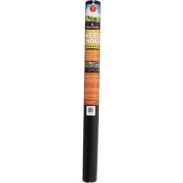 Master Gardner WeedEnder 3 Ft. W. x 50 Ft. L. Polypropylene/Polyethylene 10-Year Residential Weed Control Landscape Fabric - Mc Mu