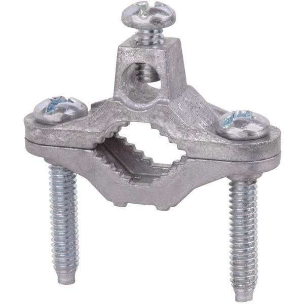 Steel City 1/2 In. to 1 In. #10 to #2 AWG Set Screw Ground Clamp - Mc Mu