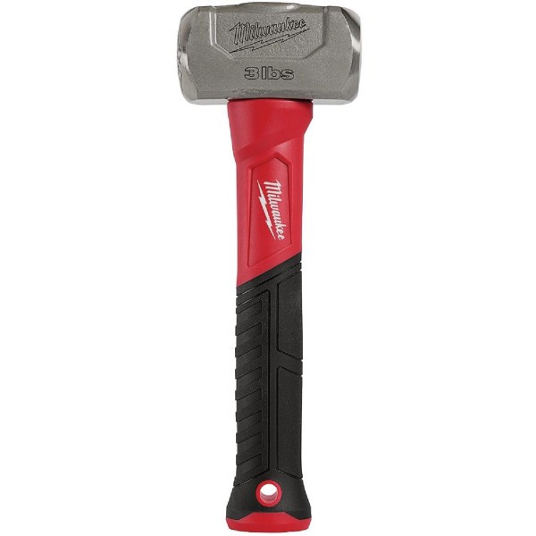 Milwaukee 3 Lb. Forged Steel Drilling Hammer with Fiberglass Handle - Mc Mu
