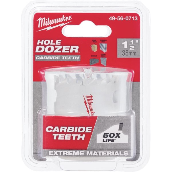 Milwaukee HOLE DOZER 1-1/2 In. Hole Saw with Carbide Teeth - Mc Mu