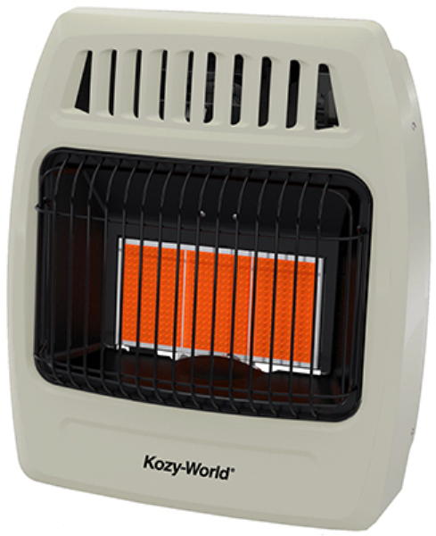 Comfort Glow 18,000 BTU Vent Free Natural Gas (NG) Infrared Plaque Gas Wall Heater - Mc Mu
