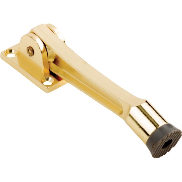 National Brass Kickdown Door Stop - Mc Mu