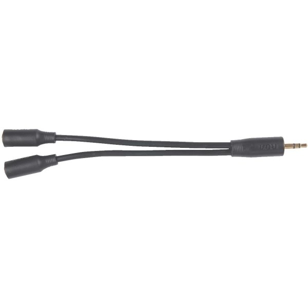 RCA 3 In. Single 3.5 mm Male Double 3.5 mm Female Y-Adapter - Mc Mu