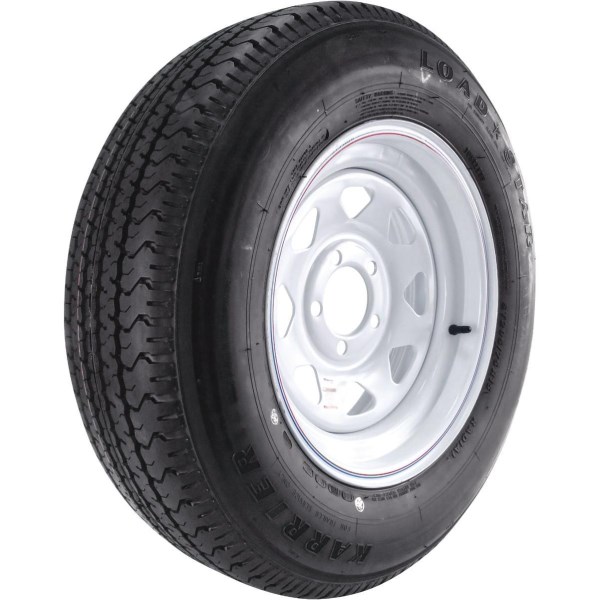 Kenda Loadstar Tire/Wheel Assembly 205/75R15 LRC Radial 5 Hole Assembly - Mc Mu