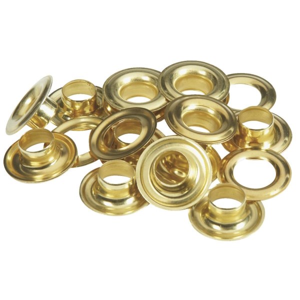 Lord & Hodge 7/16 In. Brass Grommet Refills (12 Ct.) - Mc Mu
