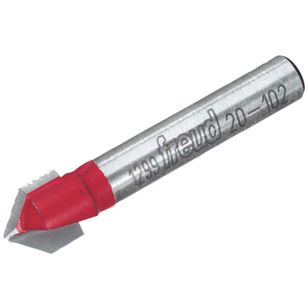 Freud Carbide Tip 3/8 In. V-Groove Bit - Mc Mu