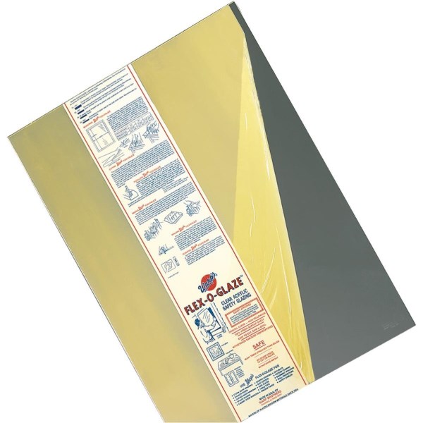 Warp’s Flex-O-Glaze 32″ x 44″ x 0.100 (1/10″) Clear Acrylic Sheet - Mc Mu