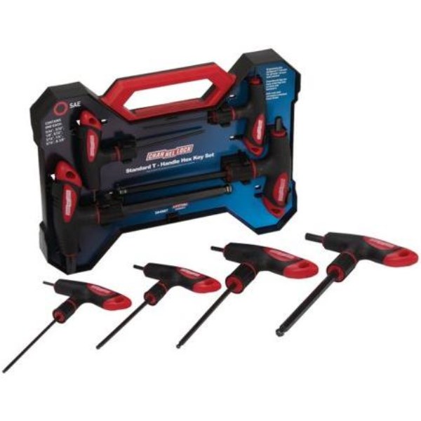 Channellock Standard T-Handle Ball-End Hex Key Set, 8-Piece - Mc Mu