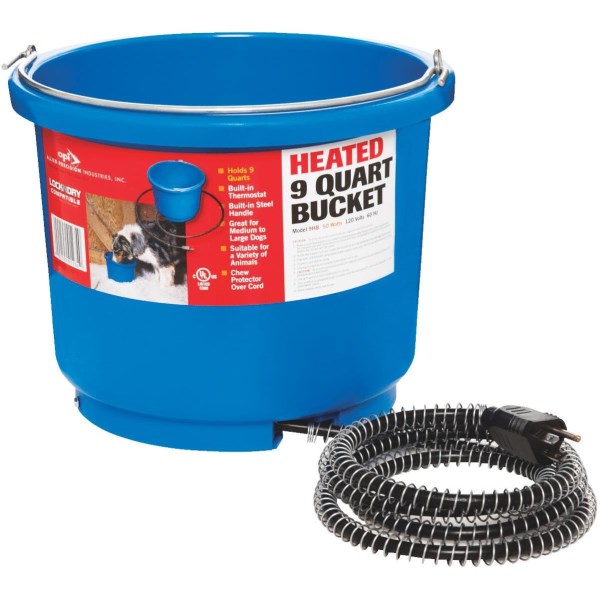 Farm Innovators 2 Gal. 60W 120V Heated Bucket - Mc Mu