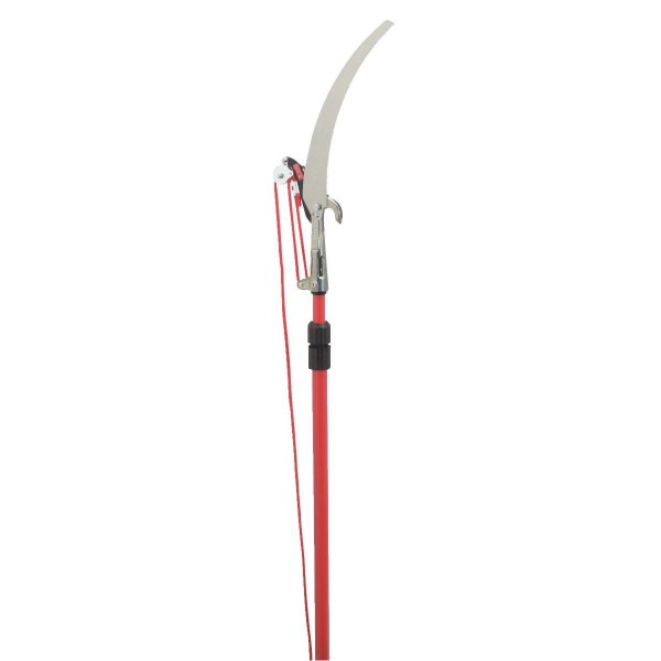 Corona Red 1 In. Cutting Capacity 14 Ft. Fiberglass Compound Pole Tree Pruner - Mc Mu