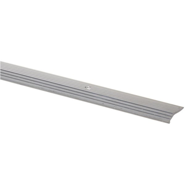 M-D Building Products 3/4 In. x 3 Ft. Satin Silver Aluminum Fluted Tile Edging - Mc Mu