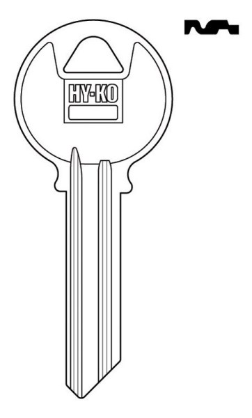 Hy-Ko Home House/Padlock Key Blank Y78 Single sided For For Yale Locks - Mc Mu
