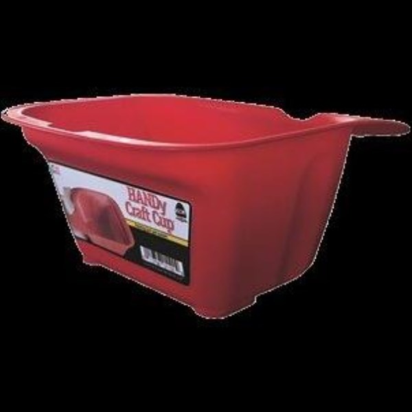Handy Craft 1/2 Pt. Red Paint Cup - Mc Mu
